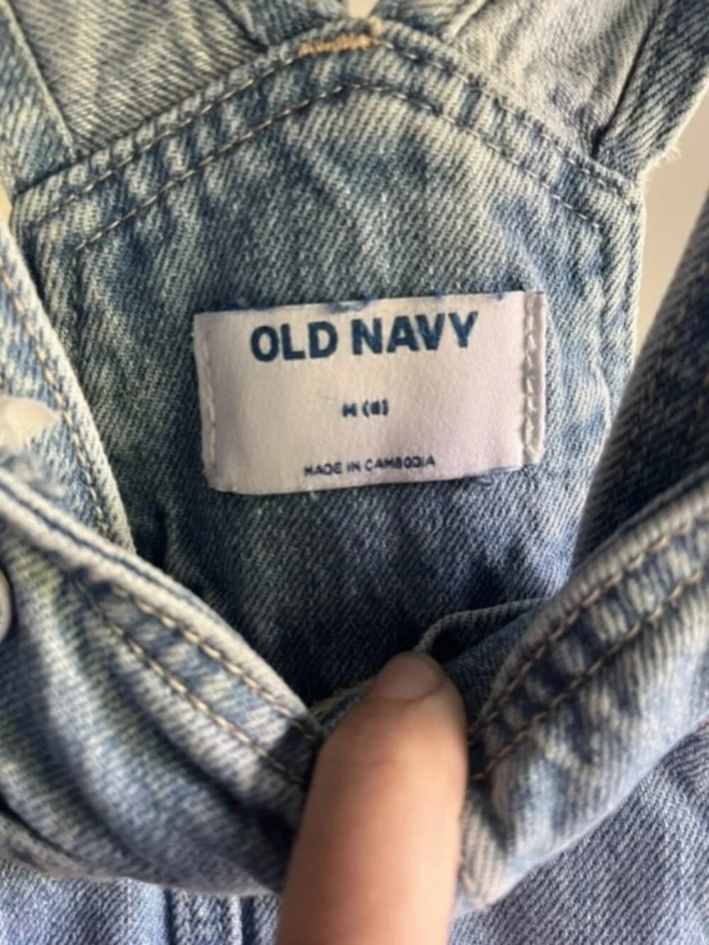 Girls Old Navy Denim Overalls